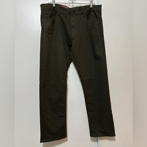 JACHS NY Mid-Rise straight fit the traveler Olive Green Pants